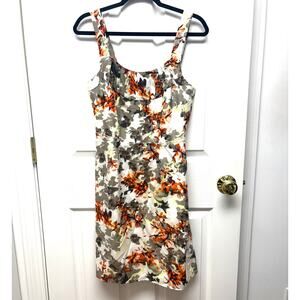 Banana Republic Silk Blend Dress, Floral Sundress, Lined Women's Size 4